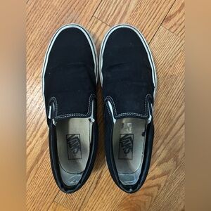 Black slip on vans women’s size 9